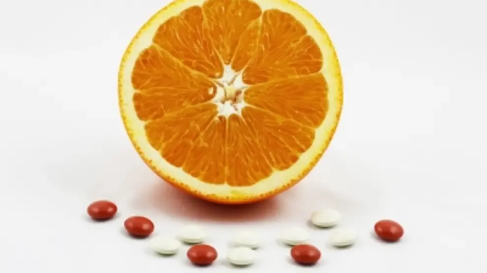 naranja y vitamina c